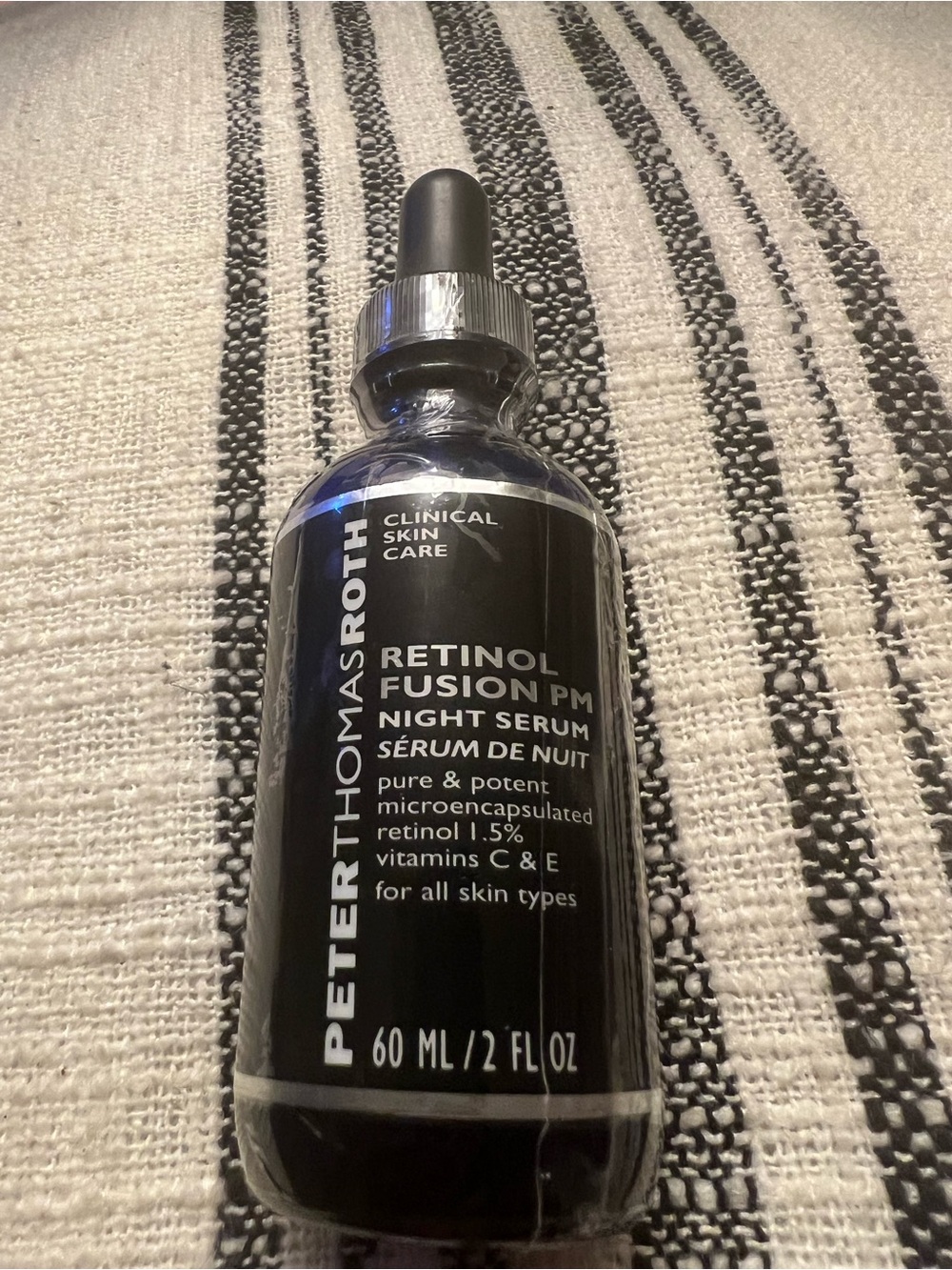 Peter Thomas Roth Black Night Serum Bottle - Retinol Fusion PM